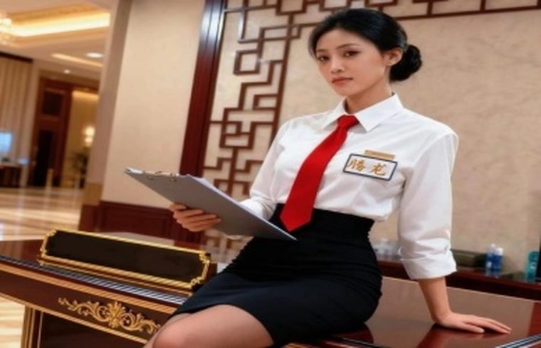 华纳万宝路公司商务接待服务团队现场迎宾接待